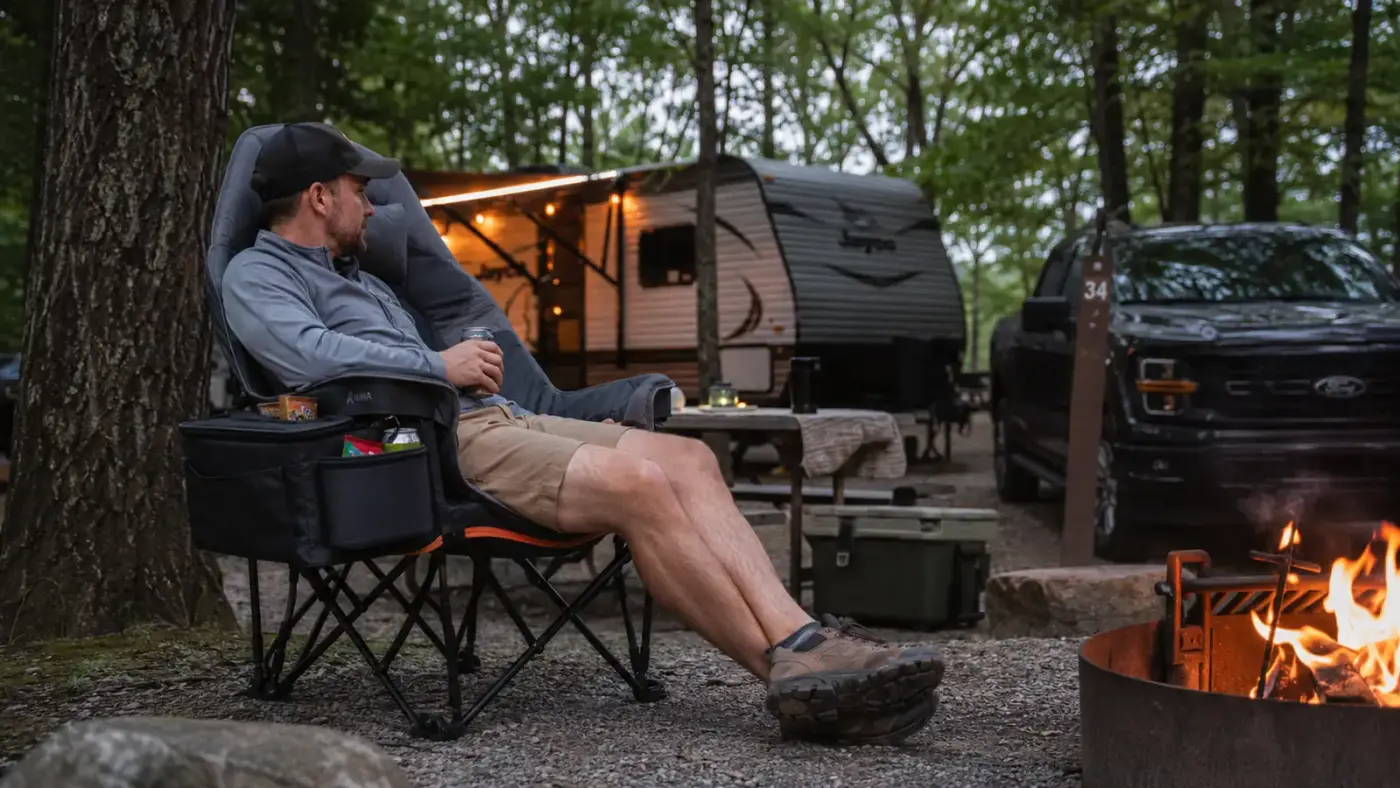 ALPHA CAMP Heavy Duty Camping Chair Review: A Full Season at the Campground
