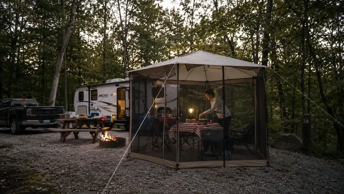 How to Set Up a Screen House Canopy Fast at Any Campsite