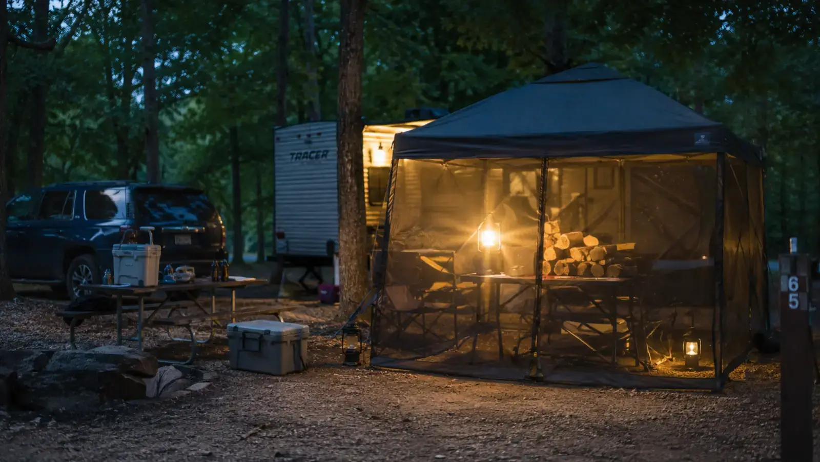 The Screen House Canopy That Saved Our Campsite From the Bugs